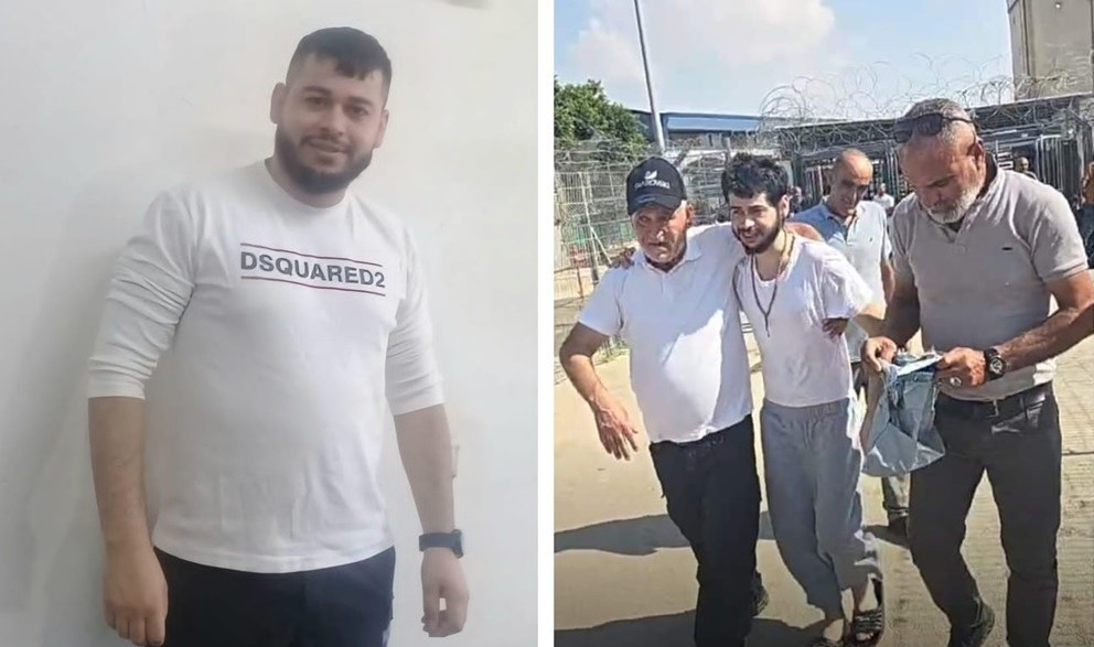 لافي رافع دراغمة قبل الاعتقال وبعده 